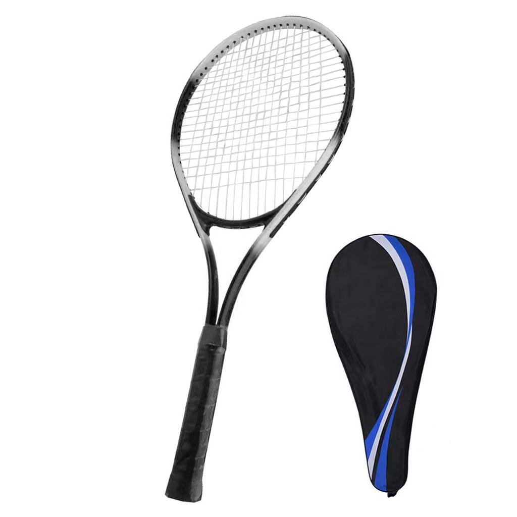 27 Inch Tennis Racket Anti Slip Single Tennis Racquet Exquisite Workmanship Competition Training Lightweight Ergonomic for Gym