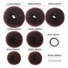 Hair Donut Bun Maker Set 7 Pieces Hair Bun Donut 10 Pieces Hair Pins and 5 Pieces Elastic Bands Hair Bun Shaper Set