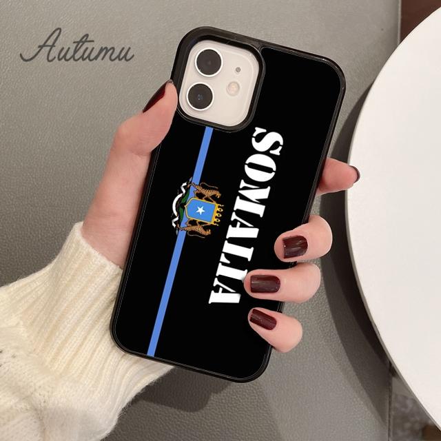 Somali Somalia National Flag Phone Case for iPhone 11 12 13 14 Pro Max mini X XR XS SE 2020 6S 7 8 Plus Galaxy S21 S22 shell
