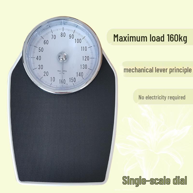 Home Hotel Mechanical Metal Scale - Battery-Free, Universal for Men and Women Fitness and Health
