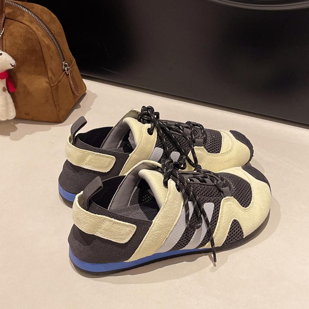 New Mengpin 2025 summer women's German training shoes mesh breathable super fire skateboard shoes anti-leisure sports ugly trendy shoe color