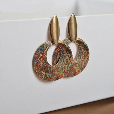 Ethnic Style Earrings Bohemian Hollow Out Earrings Women Metal Tassel Earring Women Girls Jewelry Fashion Punk