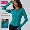 Women's Slim-Fit Zip-Up Yoga Jacket - Naked Feel & Quick-Dry