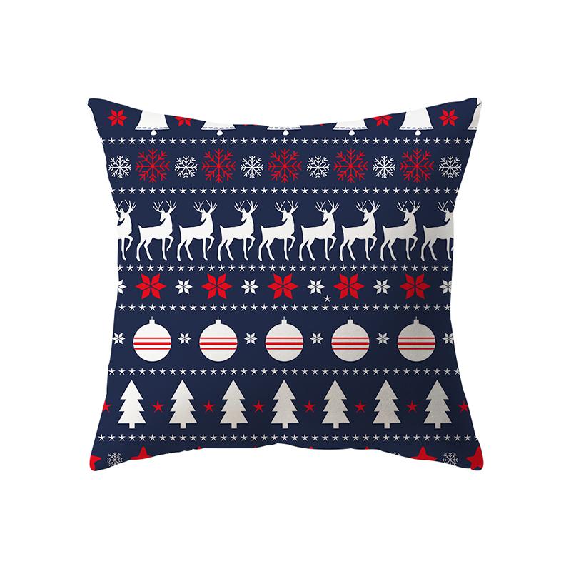 

Украшение дома Рождественская тема с принтом наволочка для дома, гостиной, дивана, декоративная подушка, наволочка 40X40CM