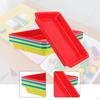 10 Pieces Serving Trays Party Buffet Platters Container Storage Plates for Camping