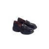 No Foot Grinding~ Thick-soled Deep-mouth Small Leather Shoes for Women, Spring 2025 Cowhide Camellia Loafers, Velvet Single Shoes for Women