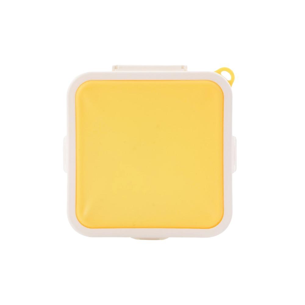 

Portable Lunch Sandwich Box Reusable Sandwich Holder BPA Free Lunch Food Container Dinnerware жёлтый