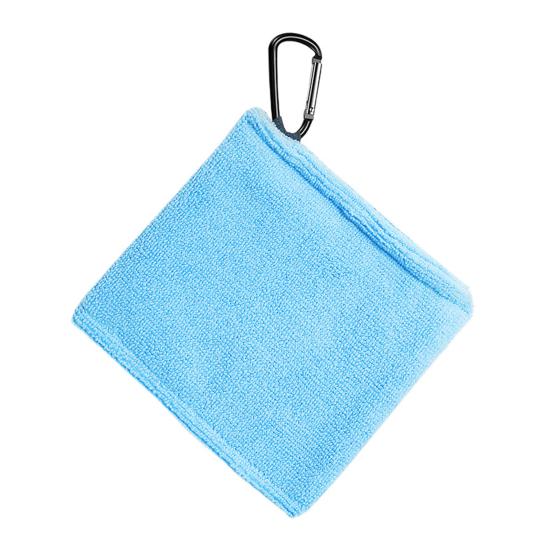 Golf Ball Towel Small Pocket Towel with D Clip for Balls Clubs Portable Golf Ball Cleaner Accessories for Men Women Course Exercise