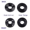 2x/Set 125 Angle Grinder Flange Nuts Practical Circular Saw Blade Cutting Discs 5/8 Electric Angle Grinders Access Tool