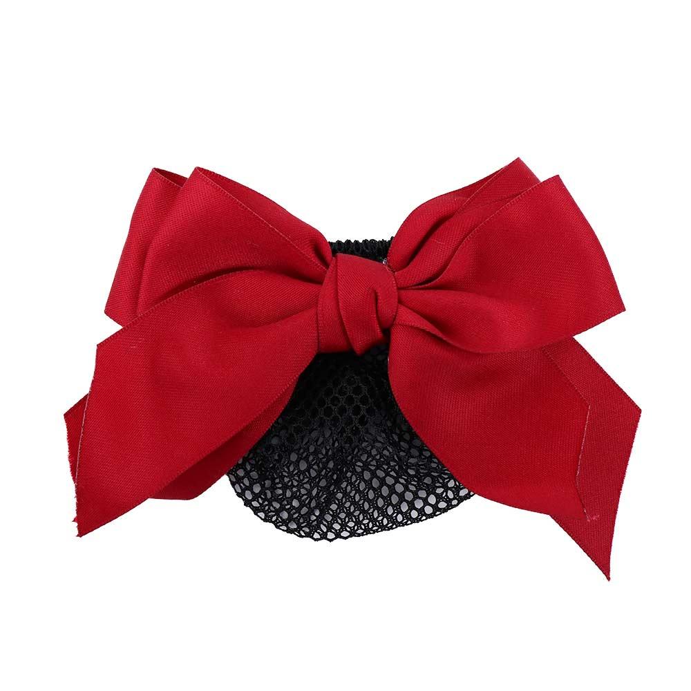Hair Clip Elegant Hotel Female Nurse Bowknot Hairgrips Cover Net Ponytail Clip Women Spring Clip Korean Bun Snood