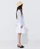 Bundercammer Eyelet Punching Banding Skirt_White