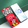 Cute Mouse Love Phone Case For Samsung M30 M31 S Note 10 20 M04 M13 M32 M14 M23 M33 M34 M42 M52 M53 M54 5G M11 M12 M21 M22 M51