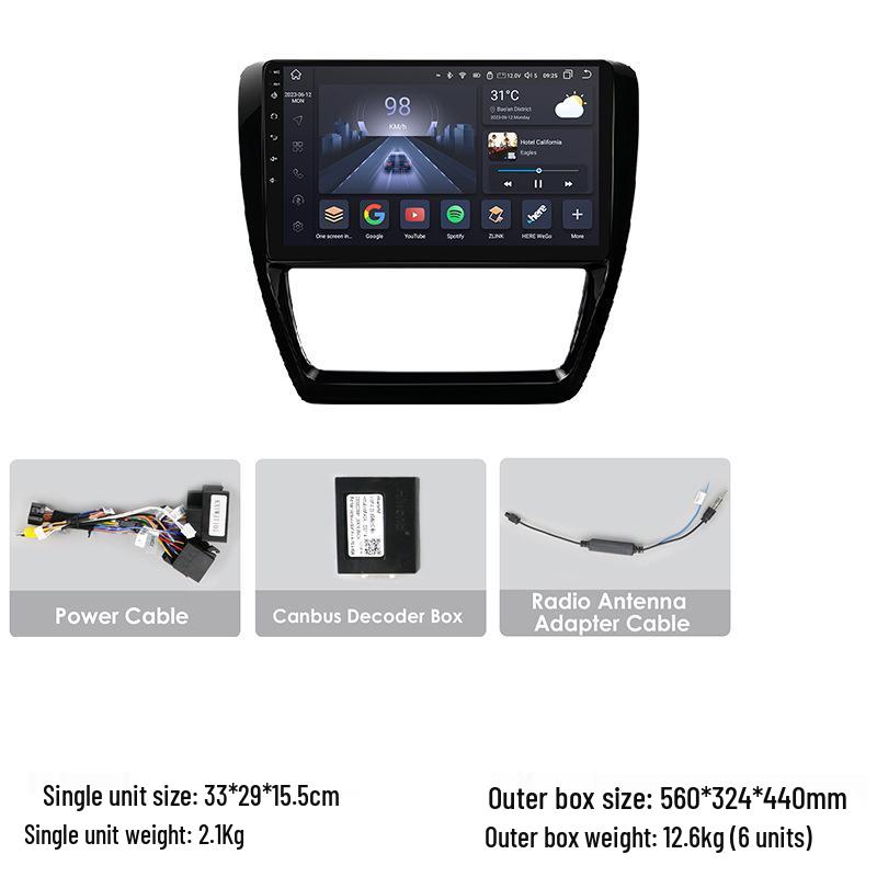 Volkswagen Sagitar 2011-2018 Android Navigation & Reversing All-in-One System