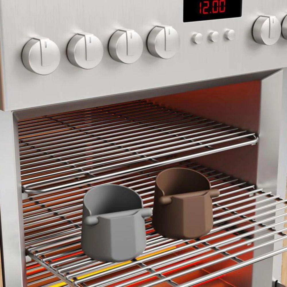 Anti Slip Silicone Coffee Knock Box Removable Bar Knocking Slag Bucket Home Barista