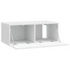 Wall Mounted TV Cabinet 59.5 X 31 Cm High Gloss White