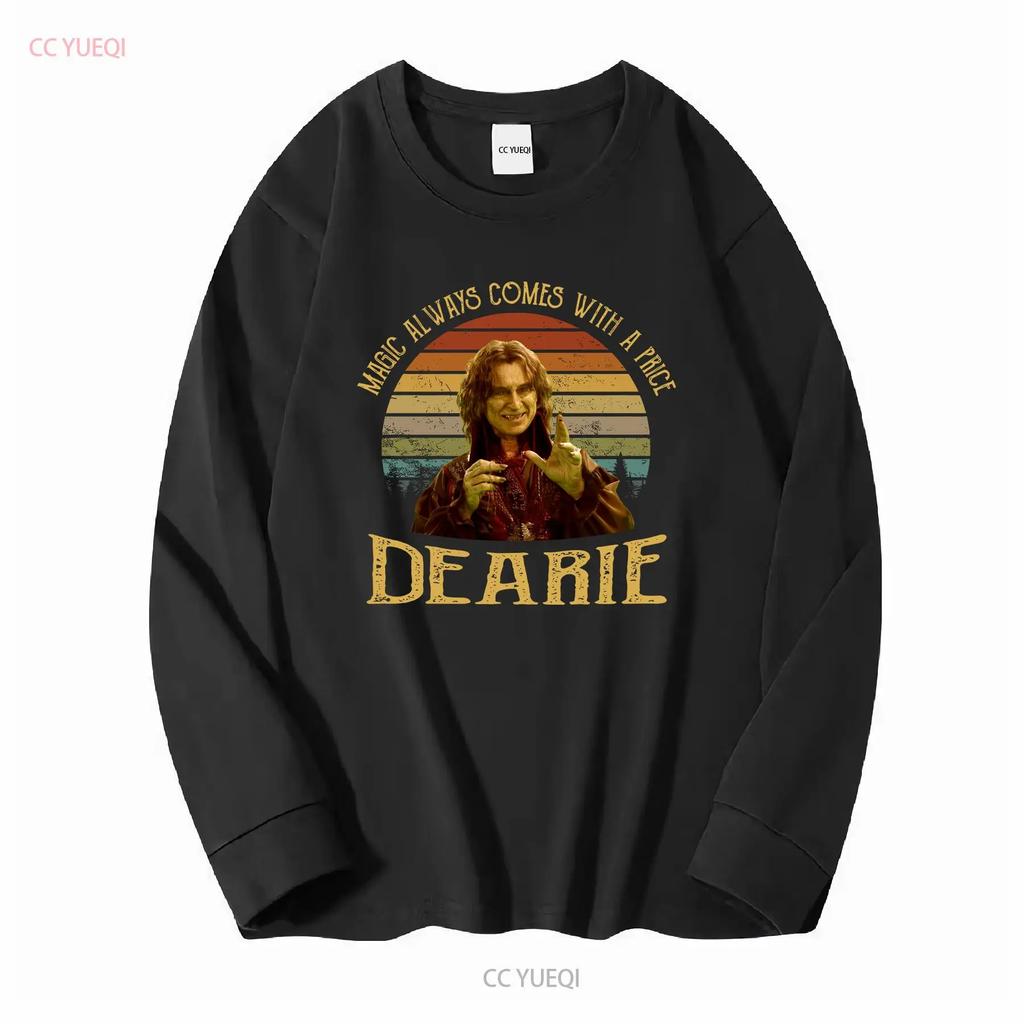 Magic Always Comes With A Price Dearie Vintage T Shirt Movies Quote long or short sleeves vintage Washed Stylish