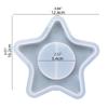 Five Pointed Star Silicone Mal Candle Holder Kandelaar Epoxyhars Mal Kaar Houder Epoxy Mould DIY Candle Holder Silicone Mould