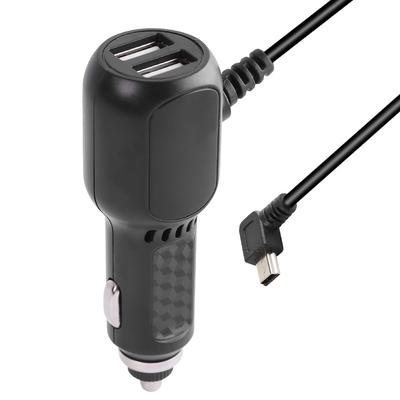 Heißer Verkauf Auto DVR Kamera Ladegerät Zarte Textur Für Anytek Dashcam 3,5 Meter 5V 3A Mini USB Autoladegerät mit 2 USB-Anschlüssen