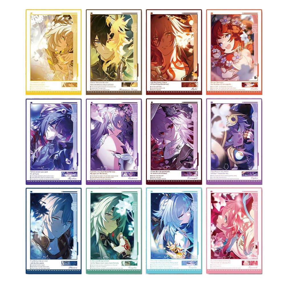 Star Golden Descendants Set LOMO Cards featuring and A tale of Moe birthday presents Collapse Rail 12-Piece Tribby, Castris, Aglaia, Mordis,