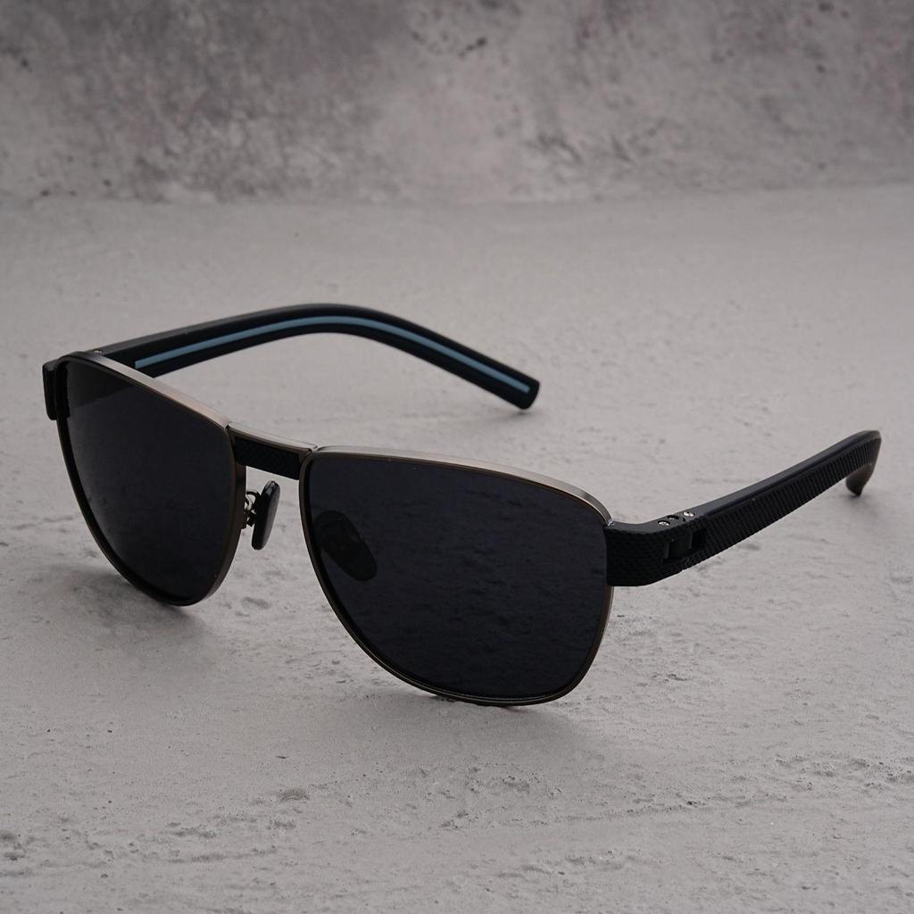 Occhiali da Sole Aviator Polarizzati Classici Retrò da Uomo - Eleganti di Alta Gamma con Cerniera a Molla per Guidare