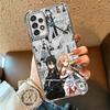 Sword Art Online Anime Plating Phone Case For Samsung A17 A07 A37 A57 A16 A56 A15 A55 A14 A54 A13 A53 A26 A36 A25 A35 A24 A34 A2