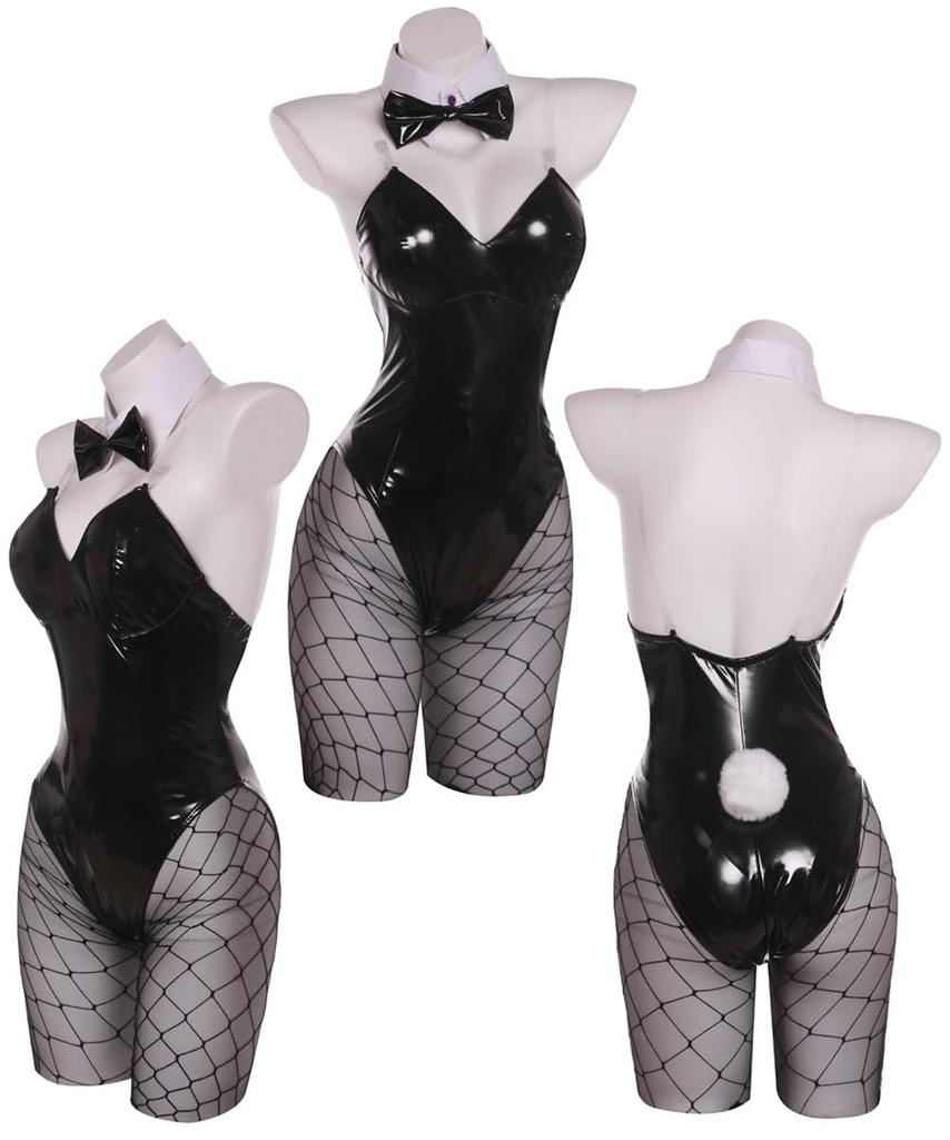 NIUKACOS Bunny Girl Cosplay Plus Bunny Size S Costume, Size, Pantyhose, Suit, High-Leg, Adult, Halloween, Photoshoot, Costume, Event, Stockings,