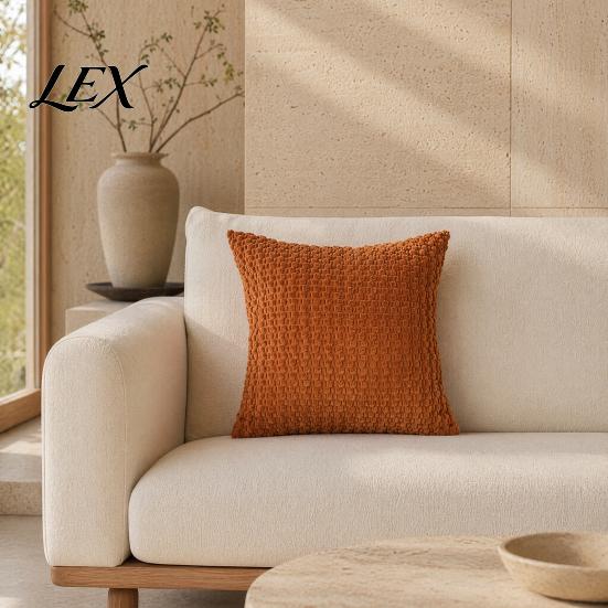 Unique Texture Cushion Cover Solid Color Bubble Pillow Cover, Soft Breathable Throw Case, Modern Minimalist Home Bedroom Pillowcase Decor, Farmhouse