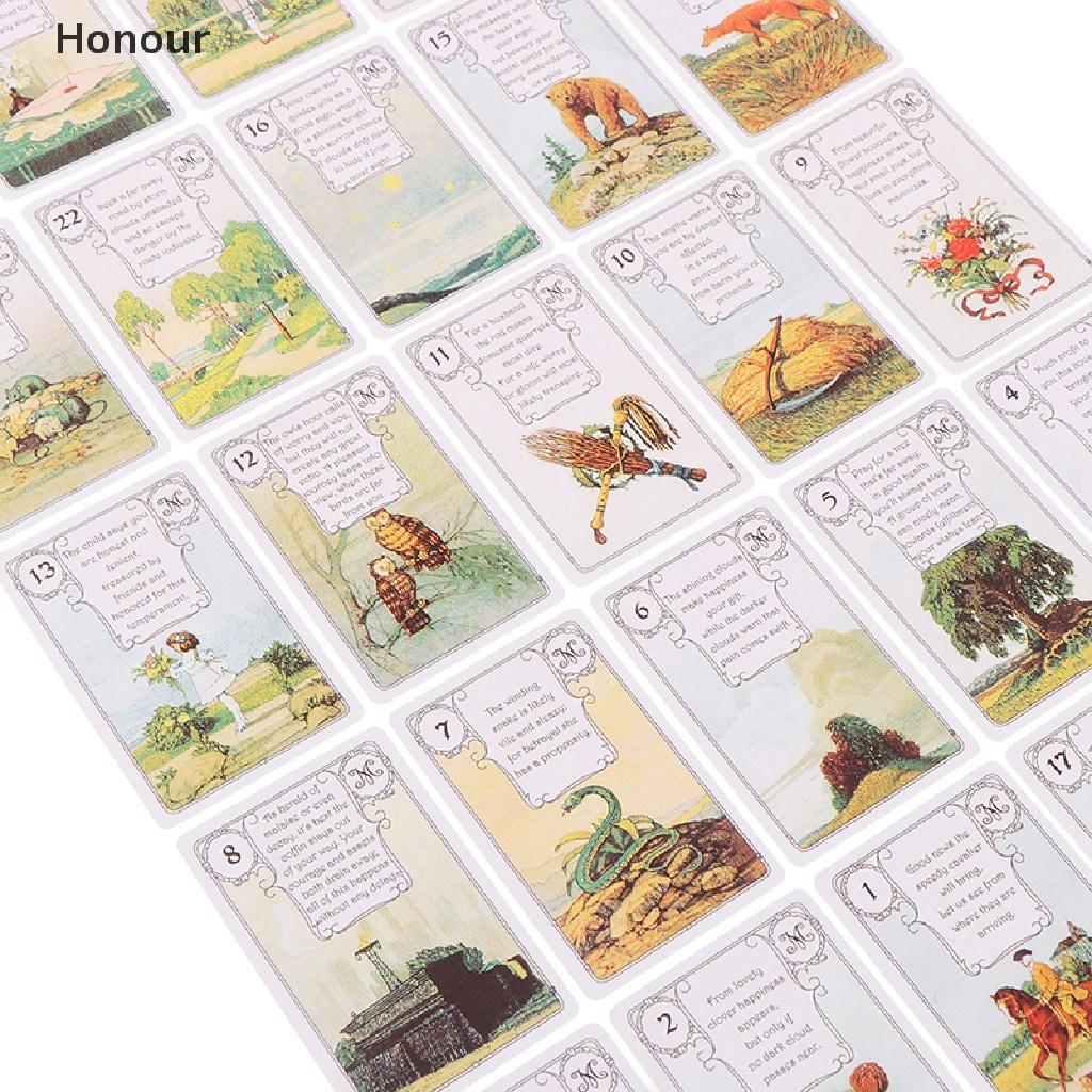 Lenormand Urania Oracle Cards Tarot Prophecy Divination Deck Party Board Game