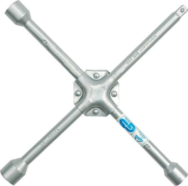 Vorel Cross Wheel Wrench Reinforced 17X19X21X1/2"" 57020