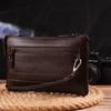Stylish Clutch for Men Made of Genuine Leather CANPELLINI 21548 Brown