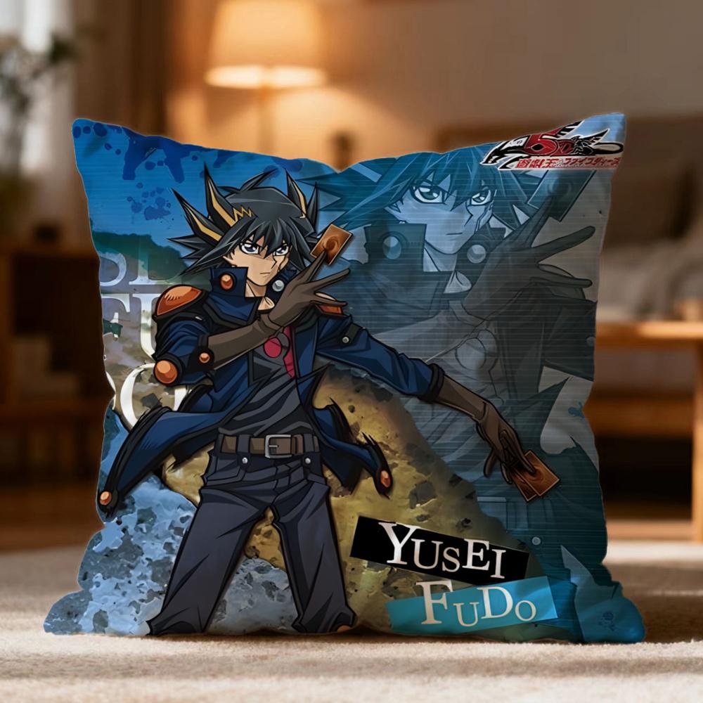 

Hot YYu-Gi-Oh! GXed Cushion Cover Soft Washable Pillow Case Multi-Scene for Couch Bed Travel Office Use 30cmx30cm