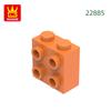 Non-Toxic 77Pcs/Lot 1X2X1 2/3 With Studs On 1 Side Block Moc Color Accessories Compatible With 22885 Brick Diy Children Toy Assembly