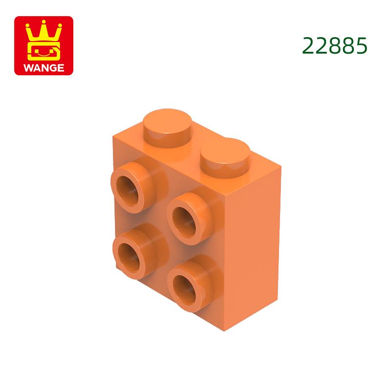 Non-Toxic 77Pcs/Lot 1X2X1 2/3 With Studs On 1 Side Block Moc Color Accessories Compatible With 22885 Brick Diy Children Toy Assembly