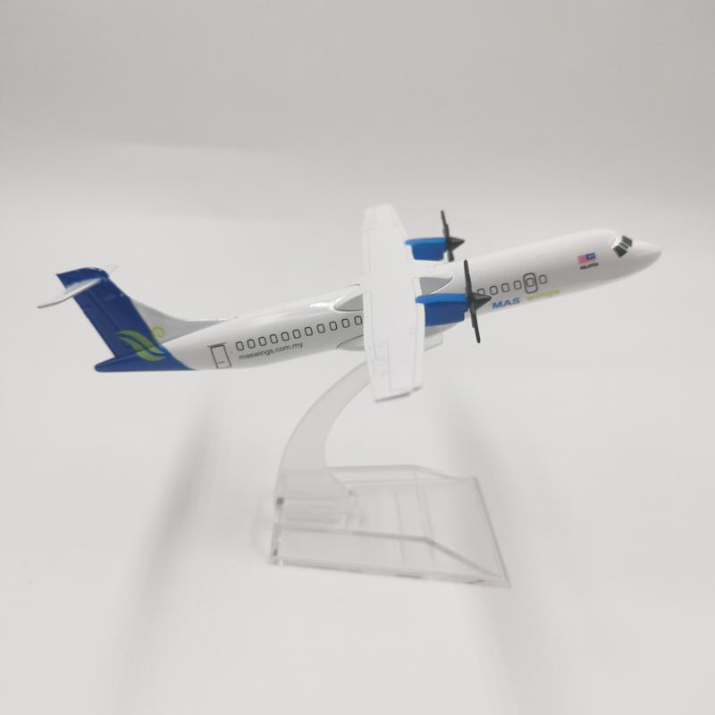 Jason Tutu 16cm  Aero Mongolia Fokker F50 Airplane Erj145 Airways Airplane Model Plane Diecast Metal 1/400 Scale Planes