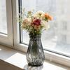 Modern Plastic Bud Vase Transparent Decorative Vase Flower Holder Centerpiece Vase for Home Wedding Birthday Parties Decor