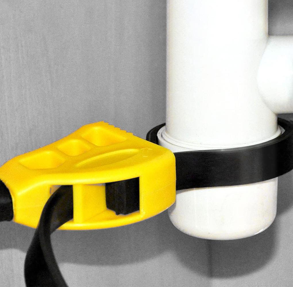 2 Pieces Multipurpose Rubber Strap Wrench Professional Simple Opening Wrenches Adjustable Belt Spanner Accessory