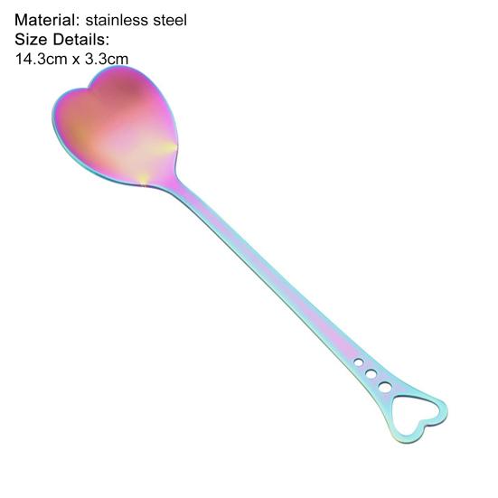 Eye-catching Eco-friendly Delicate Workmanship Portable Stainless Steel Coffee Tea Stirring Spoon Wedding Present Spoon