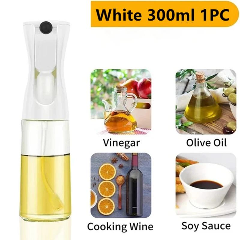 200/300ml Oil Sprayer Bottle 1PC Kitchen Cooking Oil Dispenser Fitness Fat Loss Camping BBQ Vinegar Sauce Sprayer Bottle