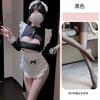 Smoke Sexy Underwear Female Pure Desire Sexy Maid Outfit Qqny Small Chest Open File Flirting Uniform Temptation Chest Exposed