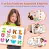 Montessori-Cartoon-Magnete für die Kühlschrankdekoration, lustige Tier-Kühlschrankmagnete für Kinder, süßes magnetisches Buchstaben-/Zahlenspielzeug