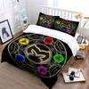 Fantasy Symbol Decoration Set Soft Comfortable Duvet Cover Bedding Set Included 1*Duvet Cover & 2*Pillowcases, Gift
