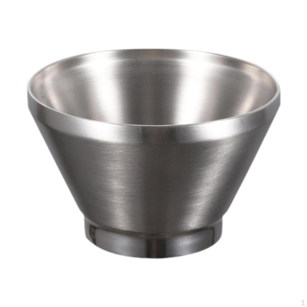 Ice Cream Bowl Stainless Steel Double Layer Insulated Stackable Snacks Soup Rice