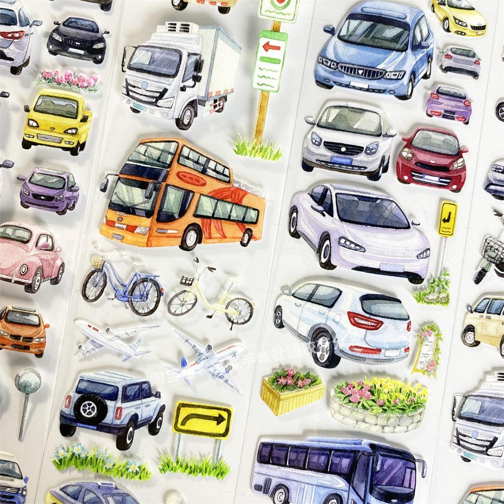 

Washi Pet Tape A923 Car Line Distant Scenery Chi Car Antique Scrapbook Collage Diy Cards Sticker Diy Card