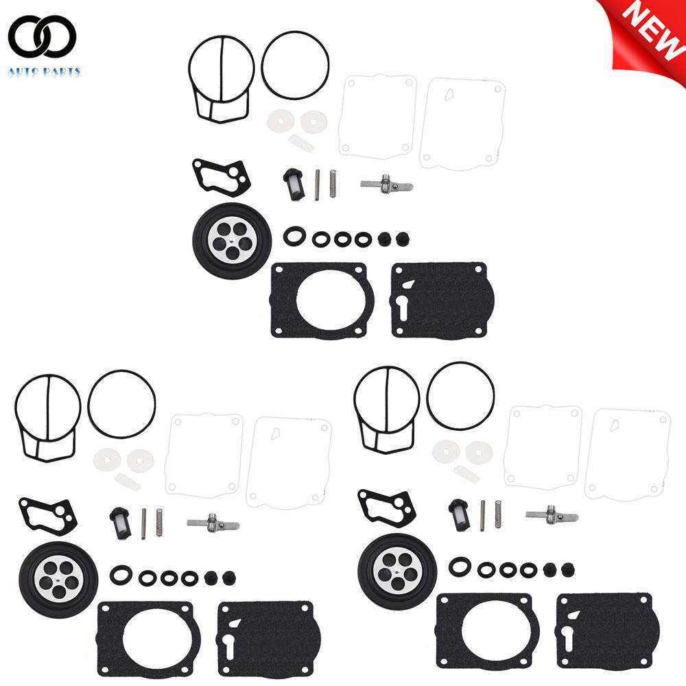 For Yamaha XL XLT 1200 GP1200R GPr1200 Xl1200 XLT1200 NJ Triple Carb Rebuild Kit