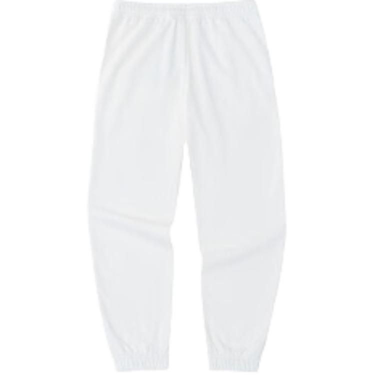 Anta Training Series Solid Color Loose Breathable Cuffed Knitted Sports Pants Women Bottoms Vanilla-White 962547313-3