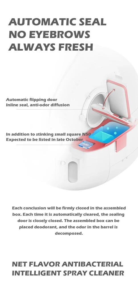 Katze kleine Box Petkit MAX-2 Intelligente selbstreinigende automatische Katzentoilette mit App internationale Version Pura Neuestes Modell