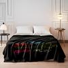 Colorful Neon Game Controllers Design Blanket Flannel blanket for bedroom, living room, sofa, and nap sofas
