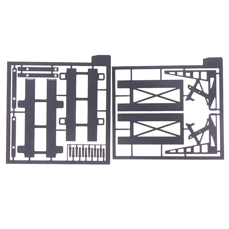 1 Set Cadru Model Parcare Vehicule cu Două Nivele Pentru Mașinuță Jucărie Aliaj 1/64 Piese de Asamblare Decor Scenă Suport Mașină Garaj Imprimat 3D