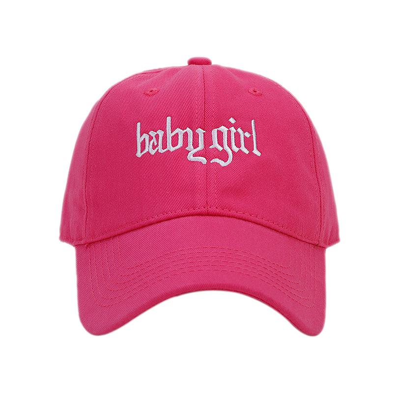 New Babygirl Embroidered Baseball Cap Women's Face Small Soft Top Cap Outdoor Travel Sun Protection Sun Hat Tide