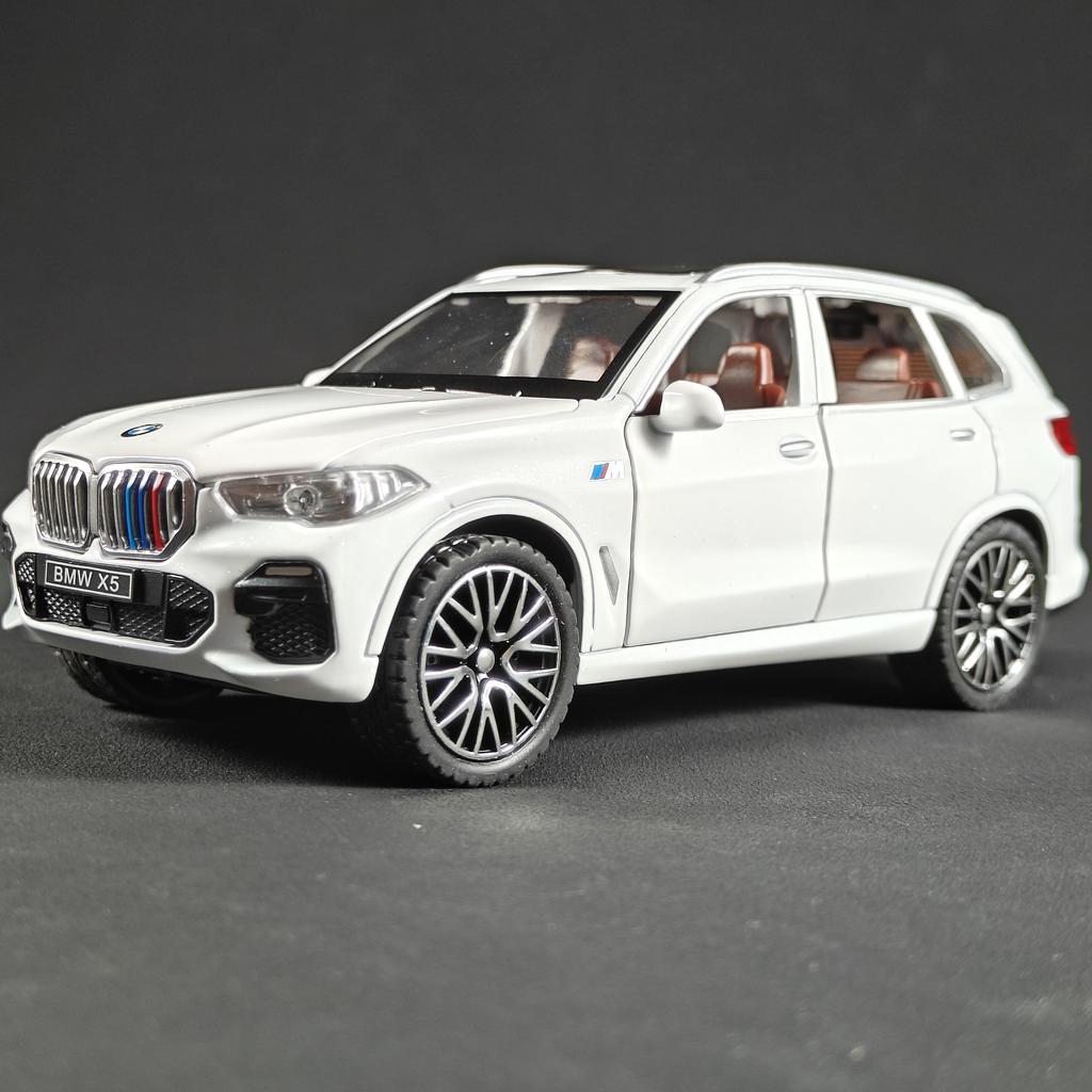 1:32 BMW X5 SUV Legierung Off Road Diecast Modell Simulation Sound Licht Spielzeug Trendiges Dekorationsobjekt Geburtstagsgeschenk Für Freunde